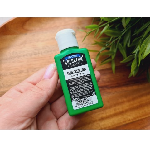 Dye for epoxy resins Colorfun Deluxe, olive green, 25ml