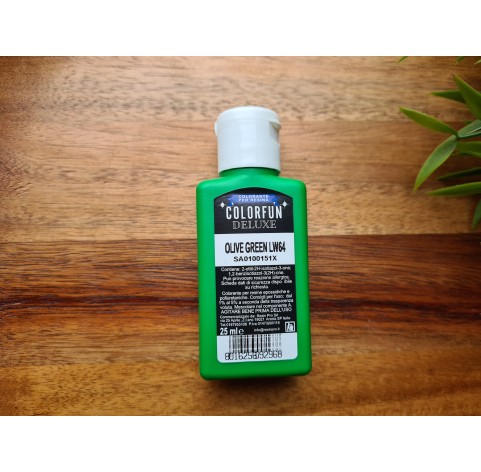Dye for epoxy resins Colorfun Deluxe, olive green, 25ml