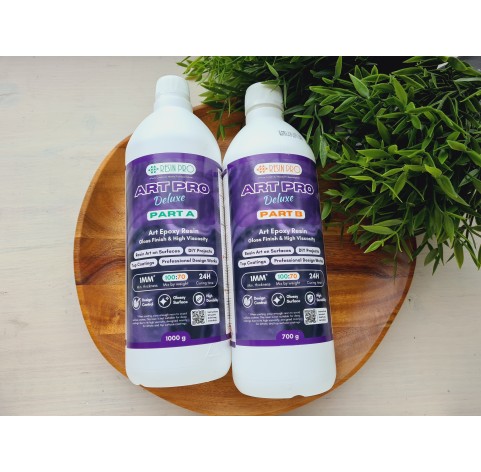 Epoxy resin, ART PRO DELUXE, transparent, 1.7 kg
