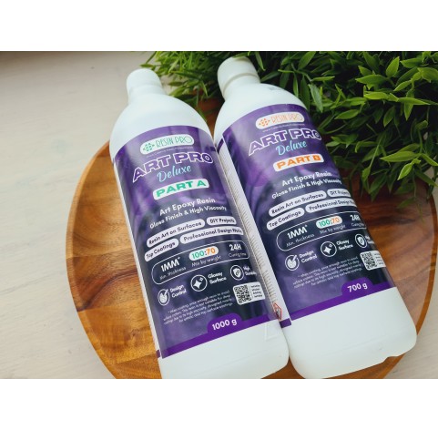 Epoxy resin, ART PRO DELUXE, transparent, 1.7 kg