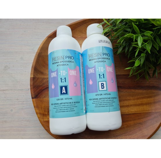 Epoxy resin, Evershine ONE-TO-ONE, transparent, 1 kg