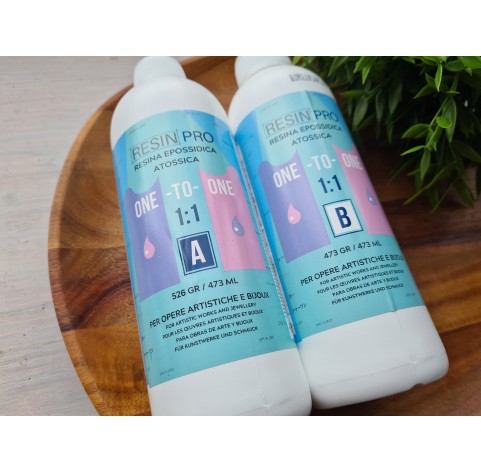 Epoxy resin, Evershine ONE-TO-ONE, transparent, 1 kg