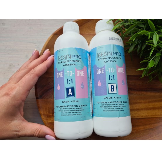 Epoxy resin, Evershine ONE-TO-ONE, transparent, 1 kg