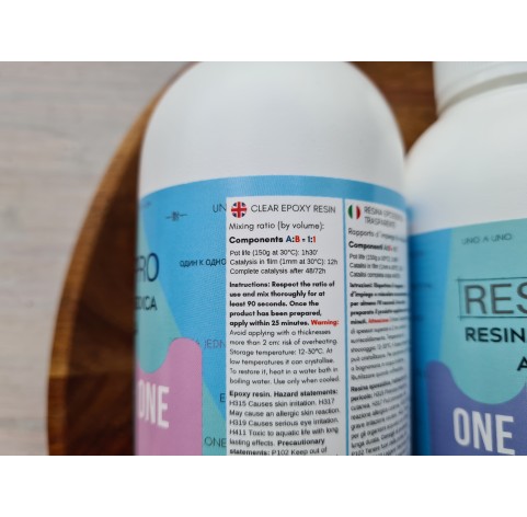 Epoxy resin, Evershine ONE-TO-ONE, transparent, 1 kg