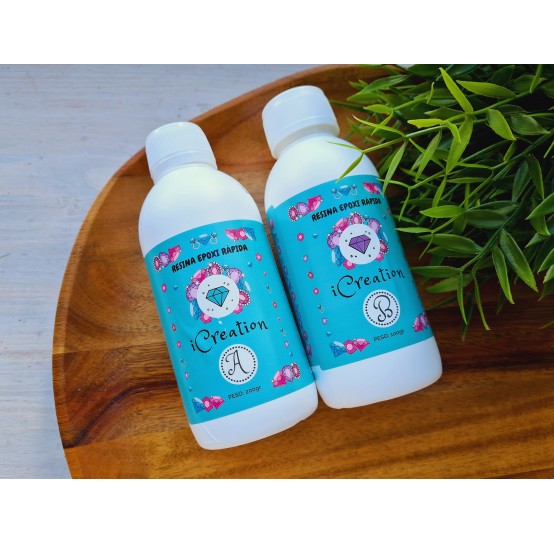 Epoxy resin with high reactivity I-CREATION / water effect, transparent, 300 g