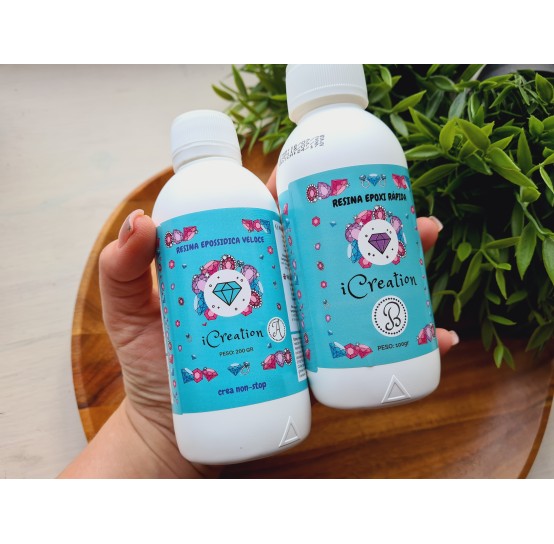 Epoxy resin with high reactivity I-CREATION / water effect, transparent, 300 g