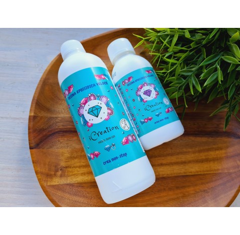 Epoxy resin with high reactivity I-CREATION / water effect, transparent, 750 g