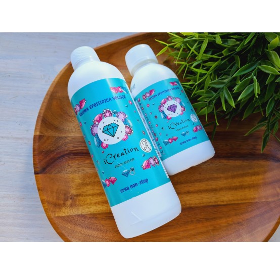 Epoxy resin with high reactivity I-CREATION / water effect, transparent, 750 g