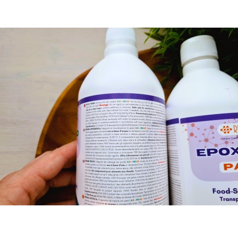 Epoxy resin, Epoxy Food safe, transparent, 1.55 kg