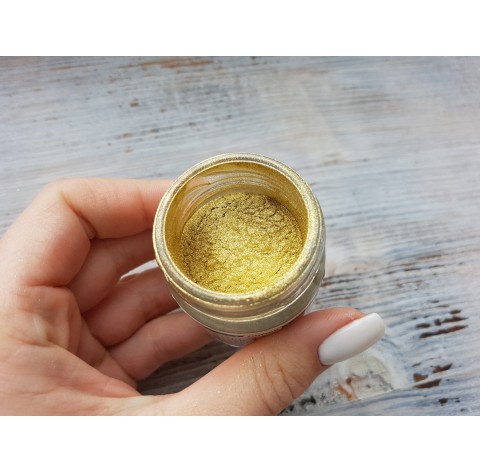 Metallic floating pigment for epoxy resins, gold, 25 ml