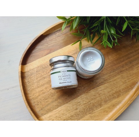 Metallic floating pigment for epoxy resins, aluminum, 25 ml