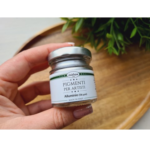 Metallic floating pigment for epoxy resins, aluminum, 25 ml
