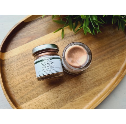 Metallic floating pigment for epoxy resins, copper, 25 ml