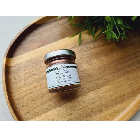 Metallic floating pigment for epoxy resins, copper, 25 ml