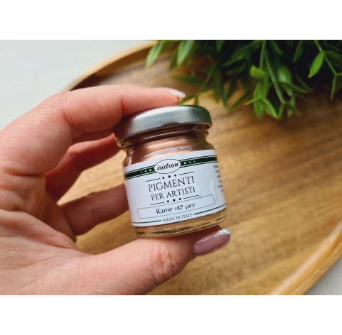 Metallic floating pigment for epoxy resins, copper, 25 ml