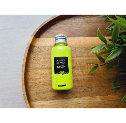 Neon color pigment, yellow, 10 g