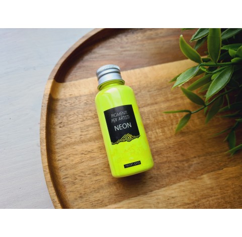 Neon color pigment, yellow, 10 g