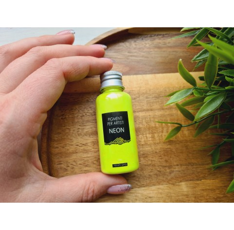Neon color pigment, yellow, 10 g
