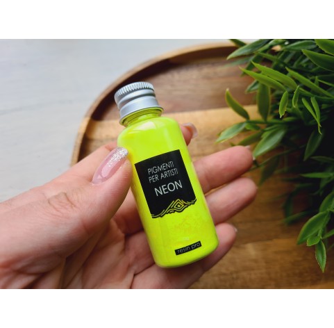 Neon color pigment, yellow, 10 g