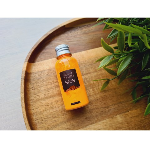 Neon color pigment, light orange, 10 g