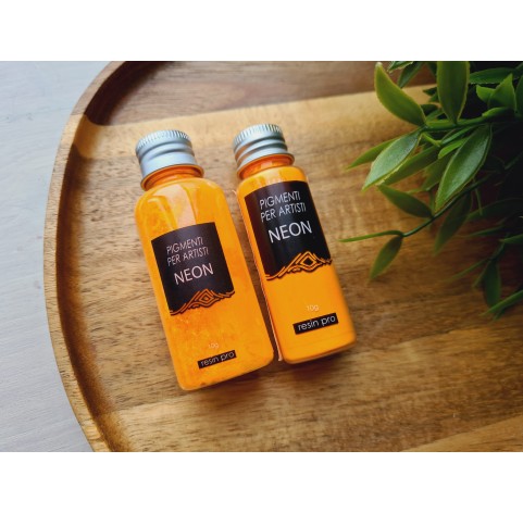 Neon color pigment, light orange, 10 g
