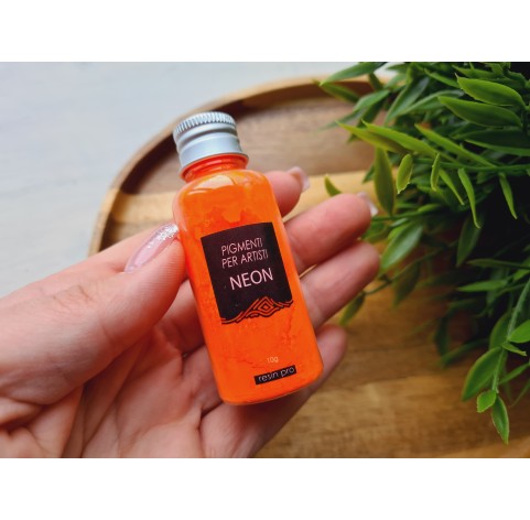 Neon color pigment, orange, 10 g