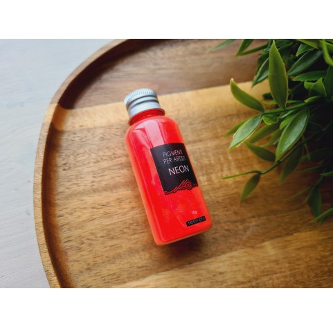 Neon color pigment, light red, 10 g