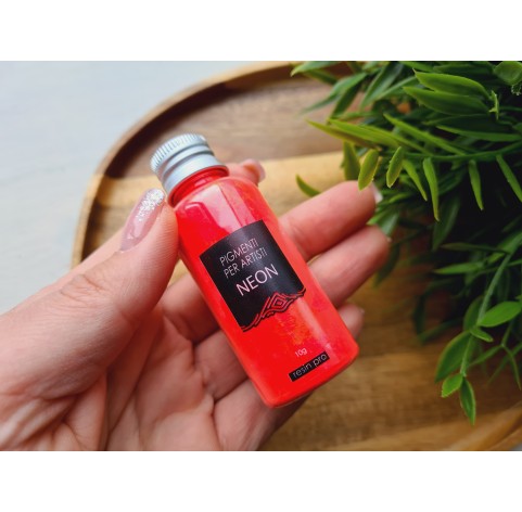 Neon color pigment, light red, 10 g
