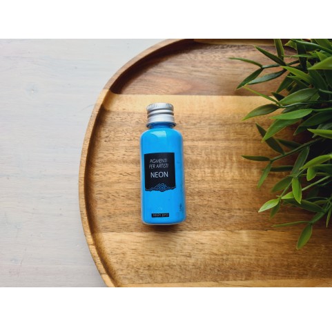 Neon color pigment, light blue, 10 g