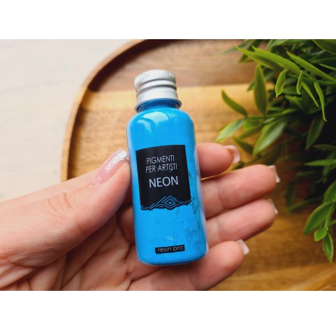 Neon color pigment, light blue, 10 g