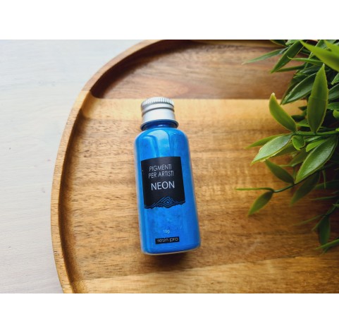 Neon color pigment, blue, 10 g
