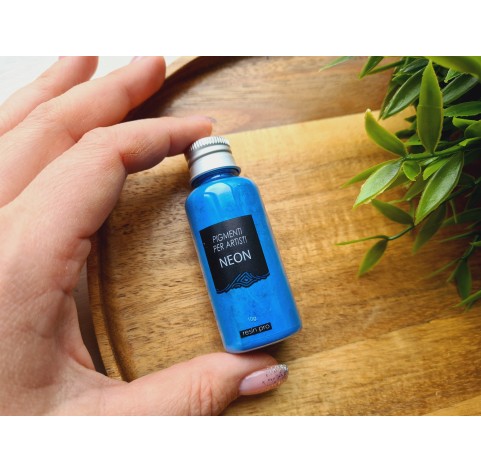 Neon color pigment, blue, 10 g