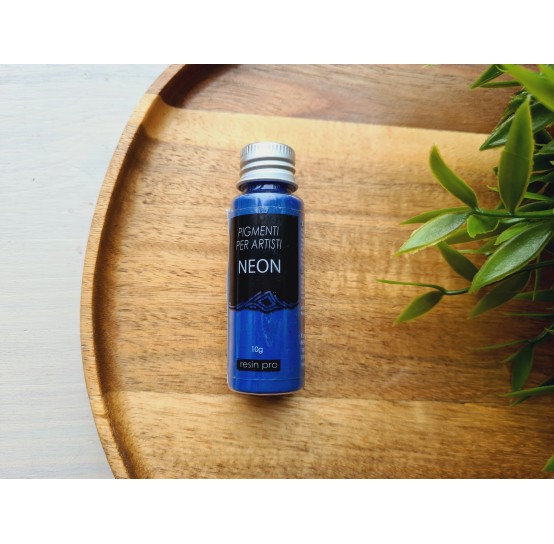 Neon color pigment, dark blue, 10 g
