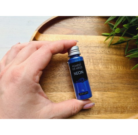 Neon color pigment, dark blue, 10 g