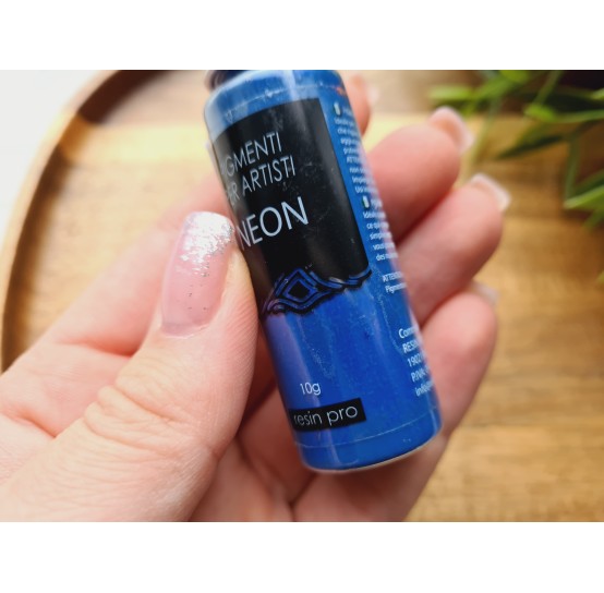 Neon color pigment, dark blue, 10 g