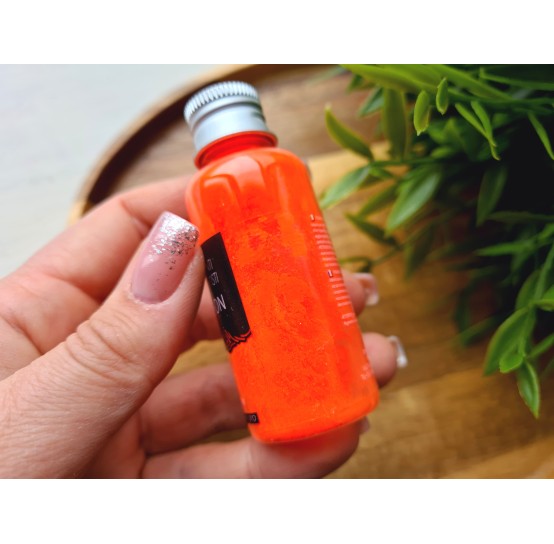 Neon color pigment, dark orange, 10 g