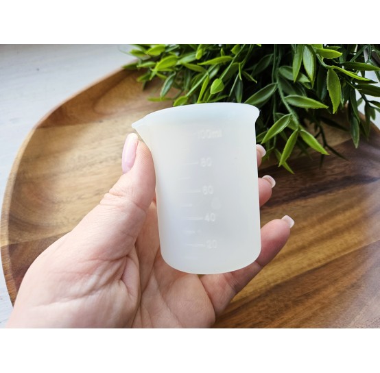 Silicone graduated measuring cup, 100 ml