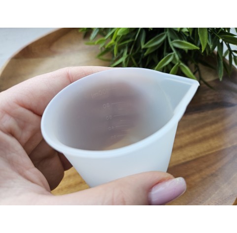 Silicone graduated measuring cup, 100 ml