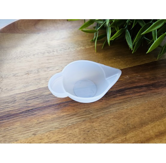Silicone graduated measuring cup, 10 ml