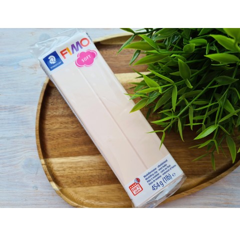 FIMO Soft, pale pink, Nr. 43, 454g (1lb), BIG PACK, oven-hardening polymer clay, STAEDTLER