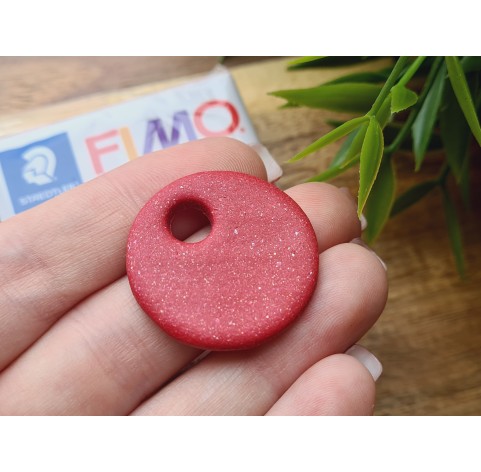 FIMO Effect, red (galaxy), Nr.202, 57g (2oz), oven-hardening polymer clay, STAEDTLER