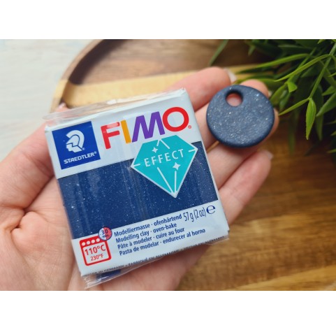 FIMO Effect, blue (galaxy), Nr.352, 57g (2oz), oven-hardening polymer clay, STAEDTLER