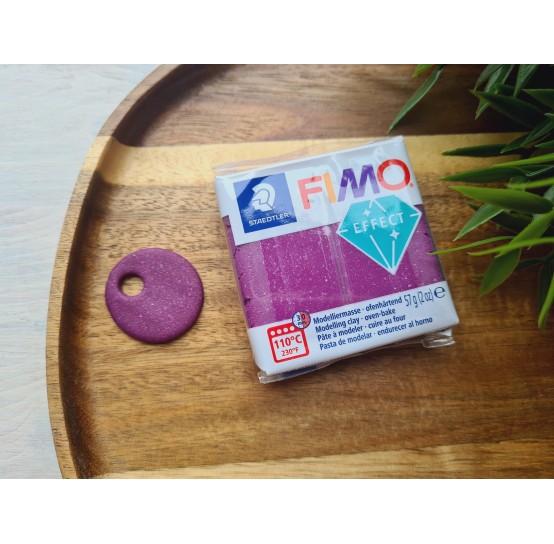 FIMO Effect, purple (galaxy), Nr.602, 57g (2oz), oven-hardening polymer clay, STAEDTLER