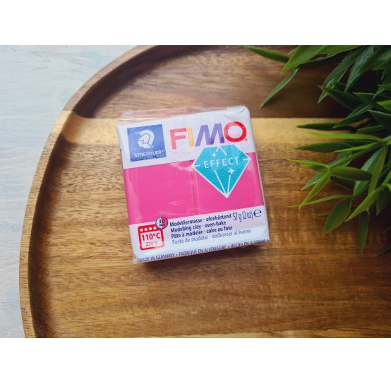 FIMO Effect, ruby quartz (gemstone), Nr.286, 57g (2oz), oven-hardening polymer clay, STAEDTLER