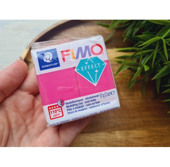 FIMO Effect, ruby quartz (gemstone), Nr.286, 57g (2oz), oven-hardening polymer clay, STAEDTLER