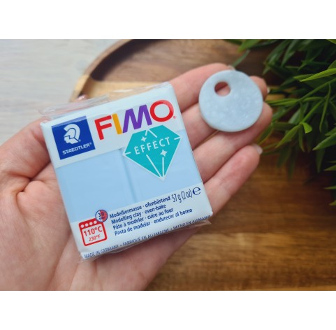 FIMO Effect, blue ice quartz (gemstone), Nr.306, 57g (2oz), oven-hardening polymer clay, STAEDTLER