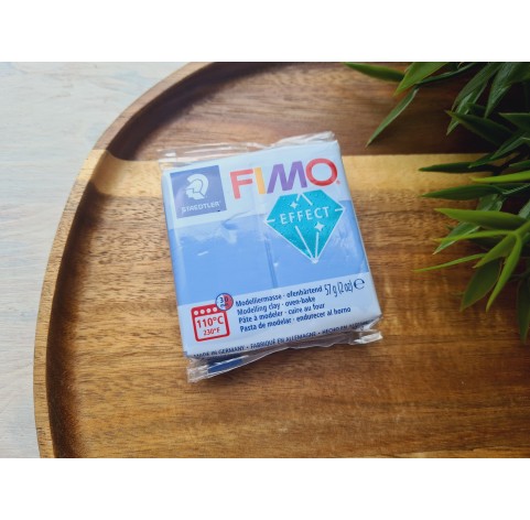 FIMO Effect, agate blue (gemstone), Nr.386, 57g (2oz), oven-hardening polymer clay, STAEDTLER