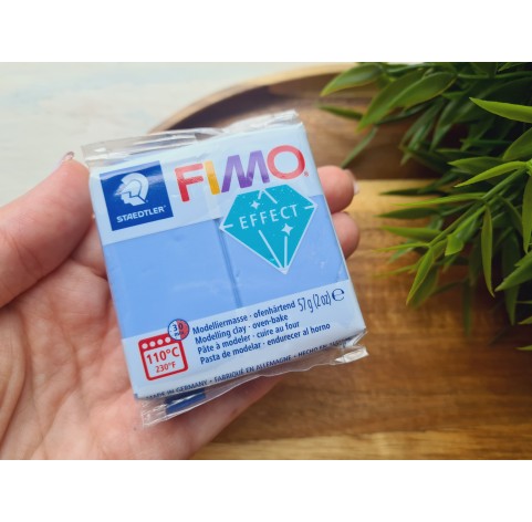 FIMO Effect, agate blue (gemstone), Nr.386, 57g (2oz), oven-hardening polymer clay, STAEDTLER