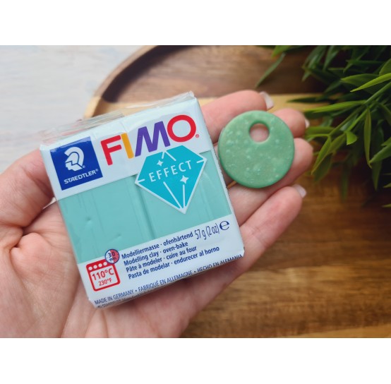 FIMO Effect, jade green (gemstone), Nr.506, 57g (2oz), oven-hardening polymer clay, STAEDTLER