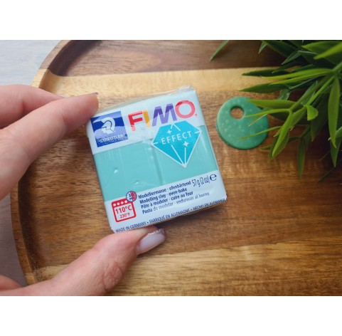 FIMO Effect, jade green (gemstone), Nr.506, 57g (2oz), oven-hardening polymer clay, STAEDTLER